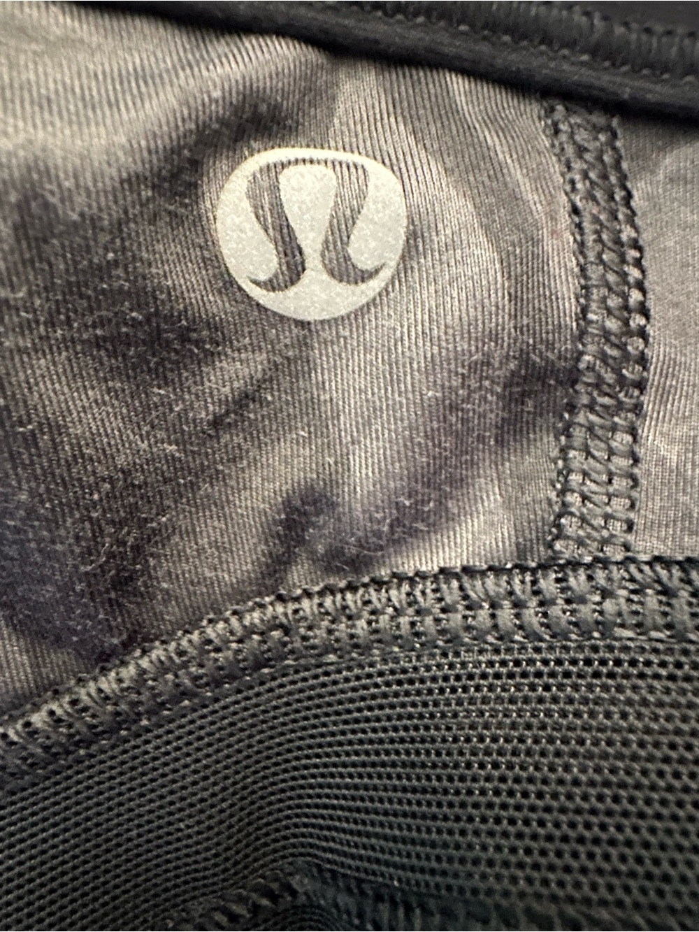Preloved Lululemon Sz 10 Seek The Heat Bra - Inky Floral Soot Black $52 MSRP - Picture 5 of 6